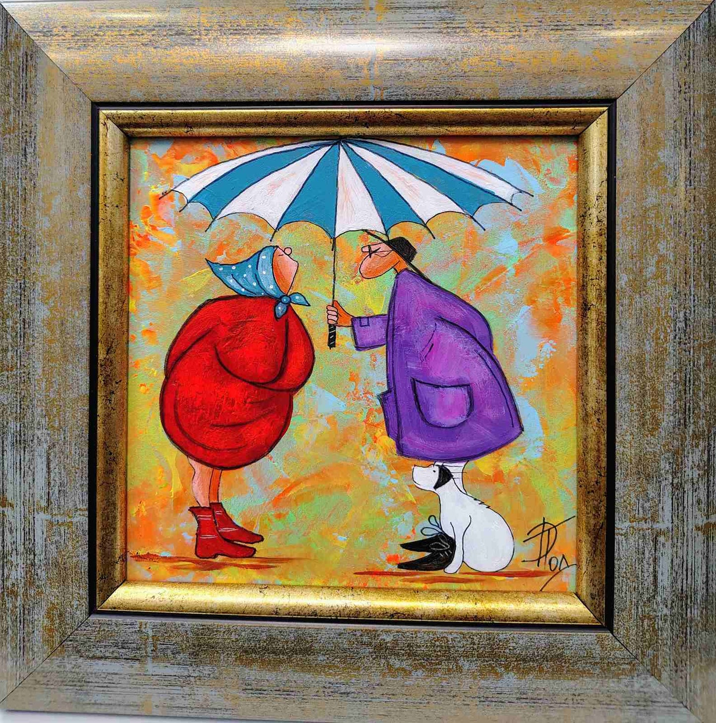 Painting - Hug