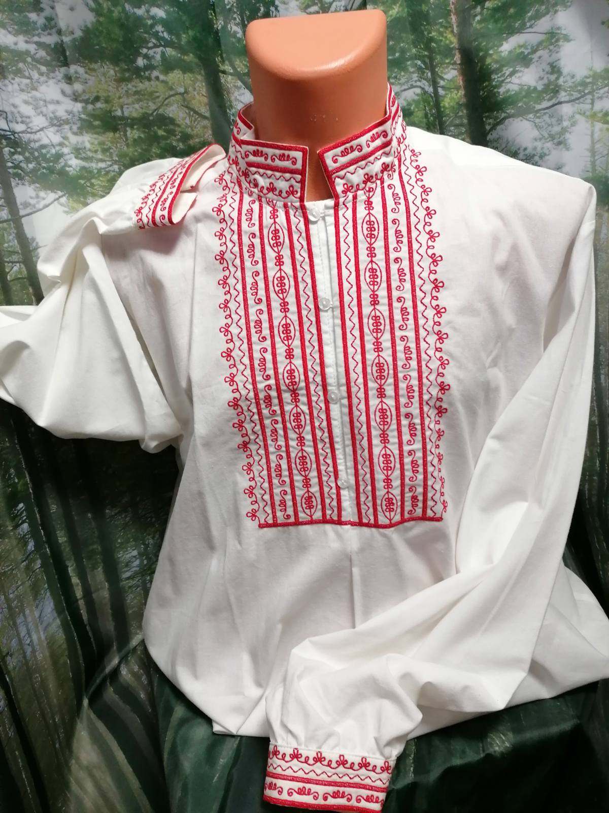 Men's Rhodope shirt - embroidered