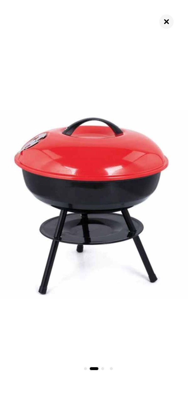 Кръгла скара с капак