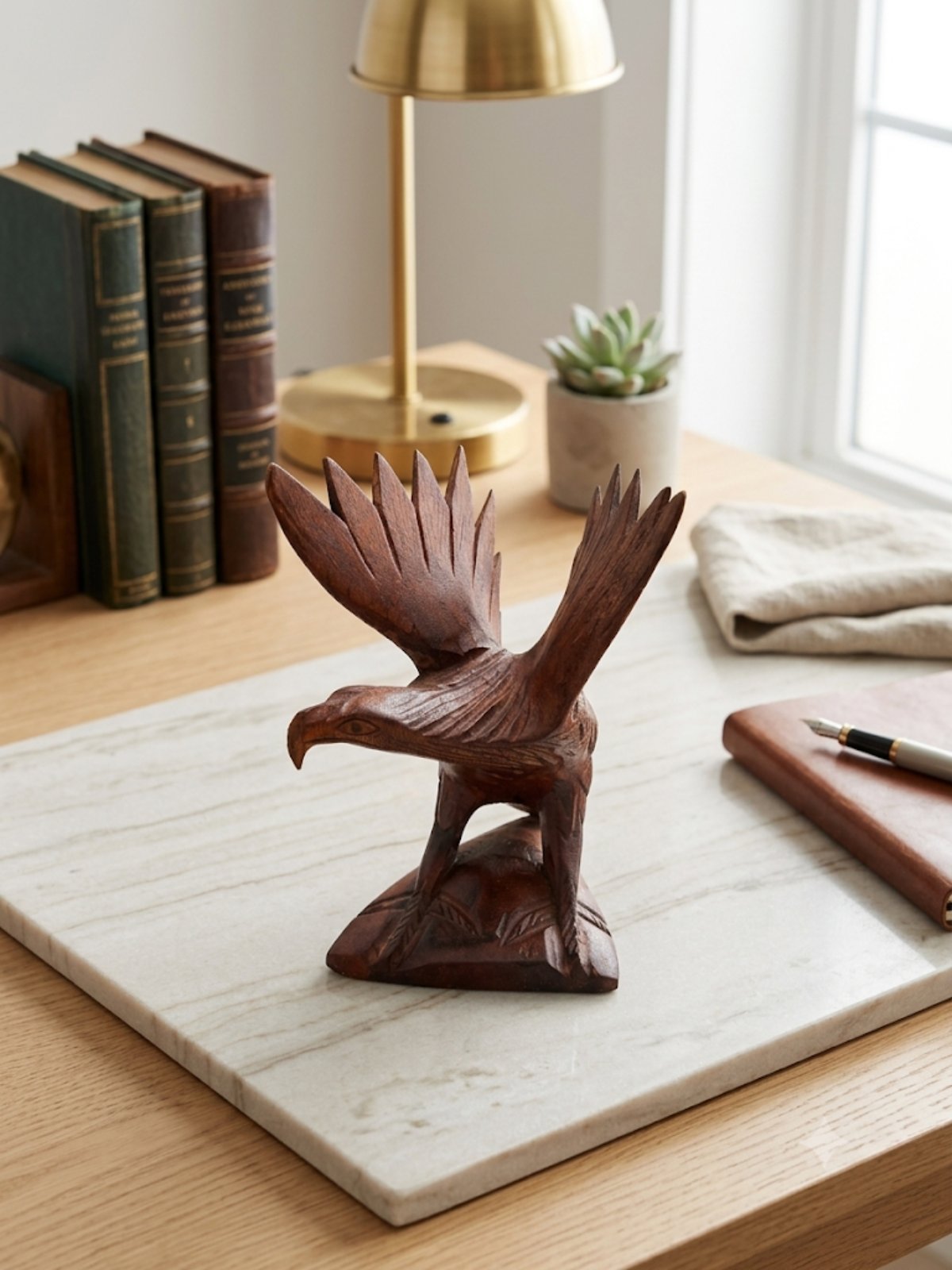Wooden eagle