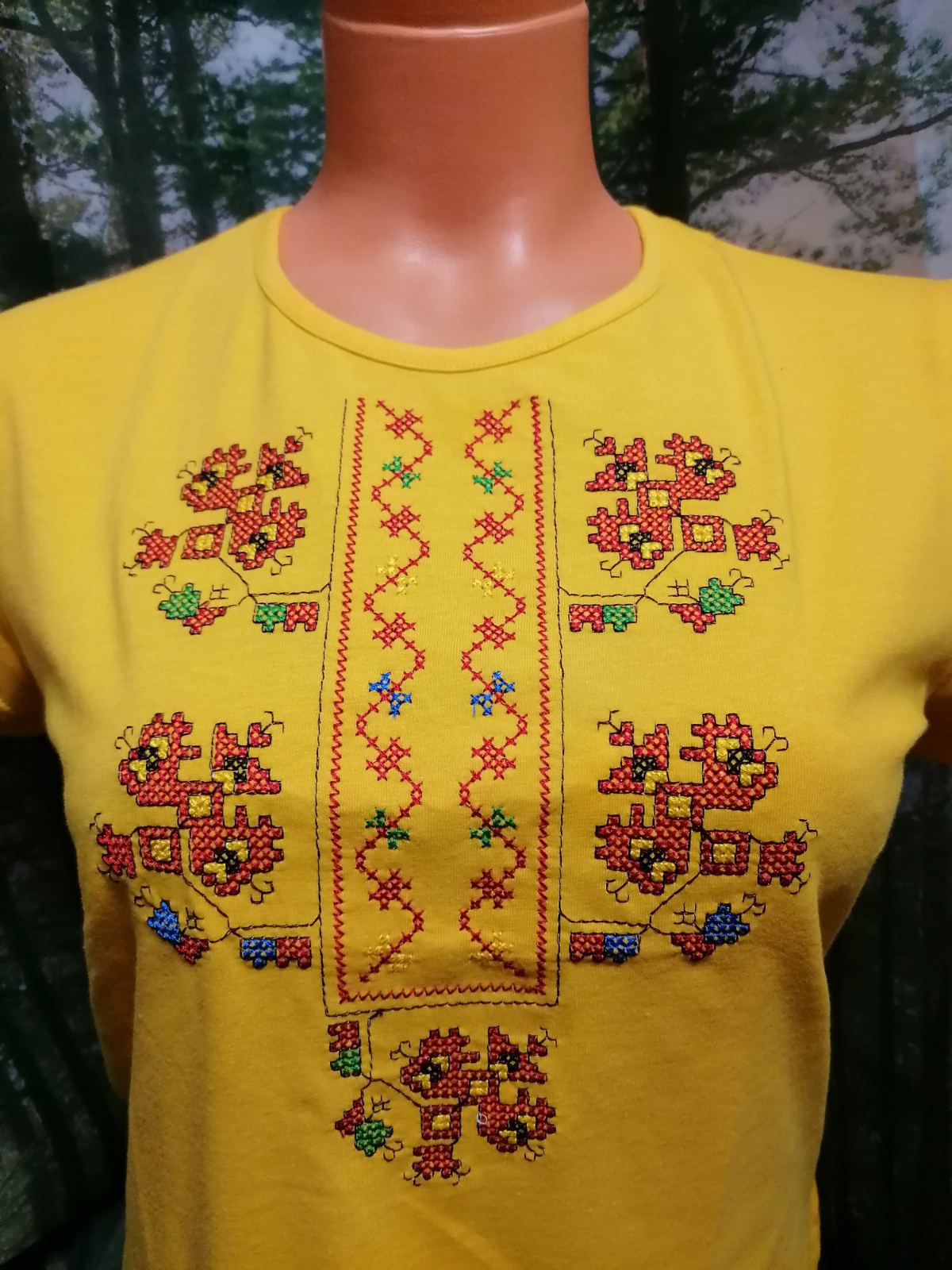 Women's t-shirt with Gabrovi embroidery - embroidered