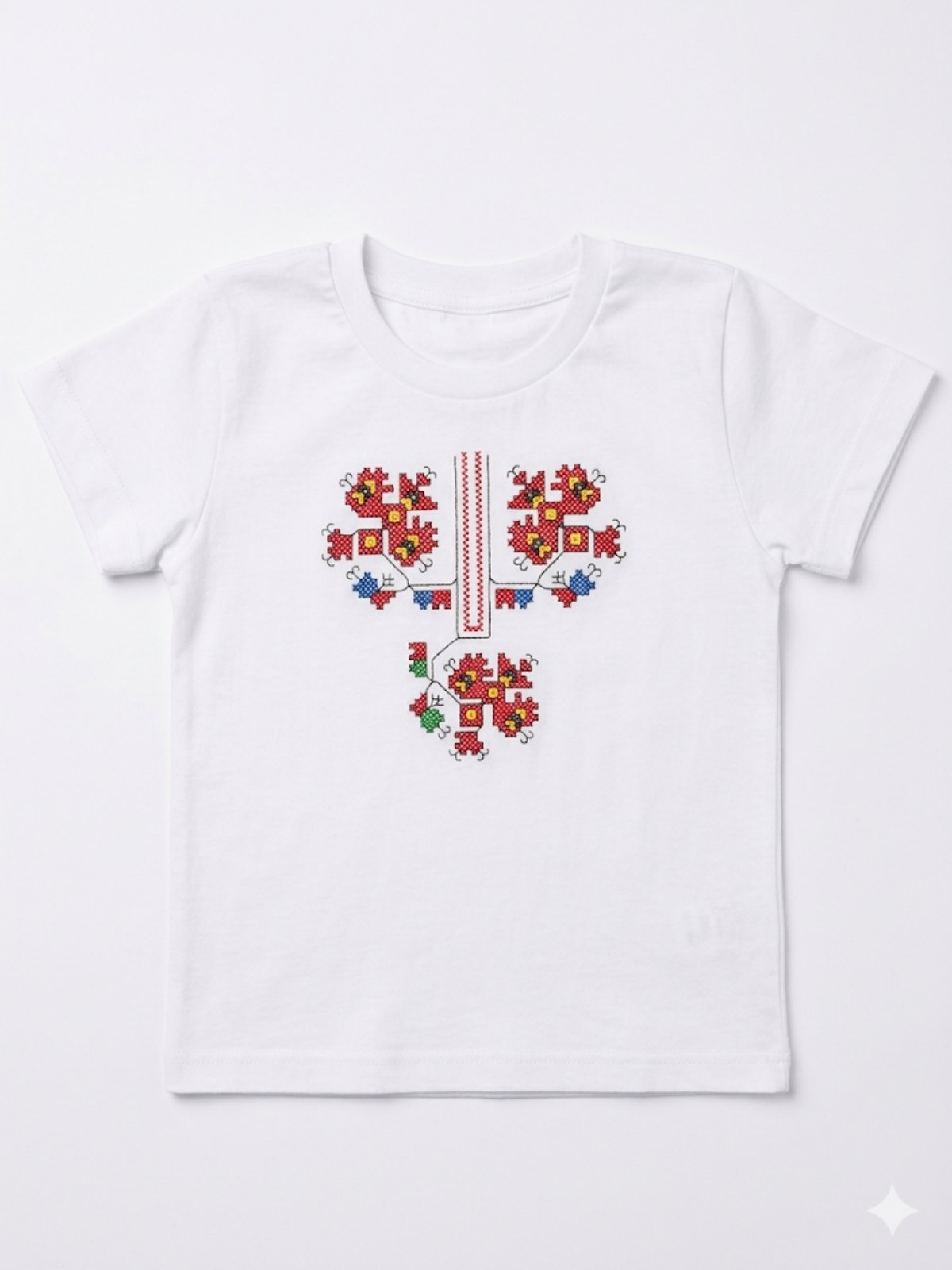 Children's ethnic t-shirt - white