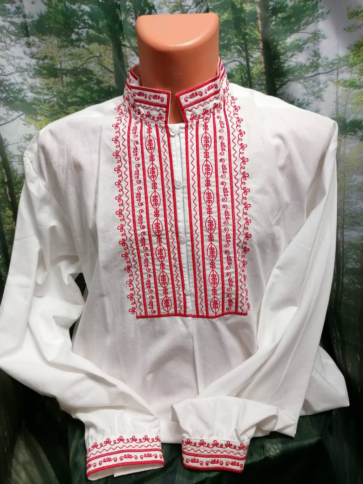 Men's Rhodope shirt - embroidered