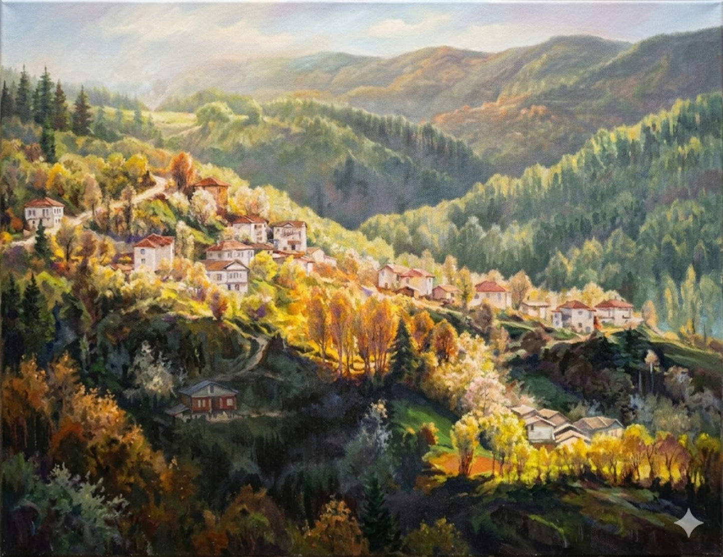 0718 В Балкана – картина репродукция масло