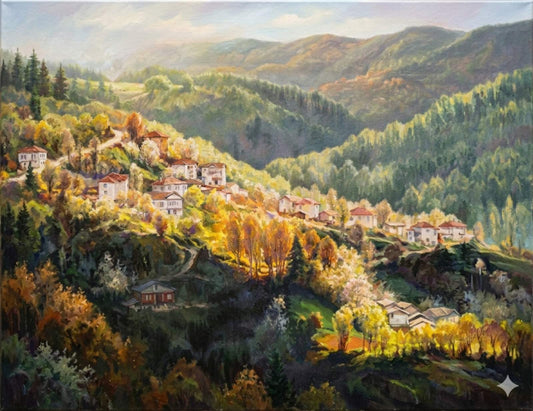 0718 В Балкана – картина репродукция масло