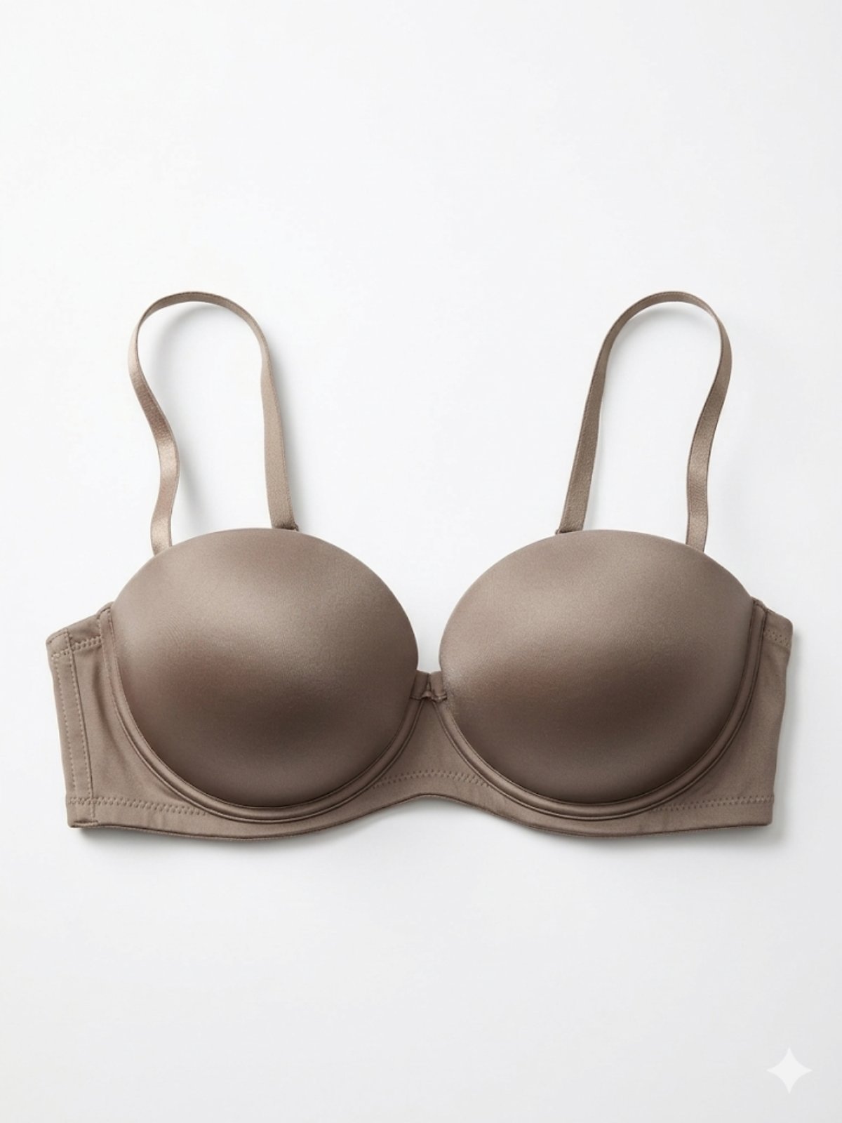 01027 Super Push Up Сутиен Бриджитка Lormar Extra Double-цвят Какао