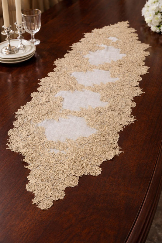 098 Луксозна покривка - каре тишлайфер за маса.