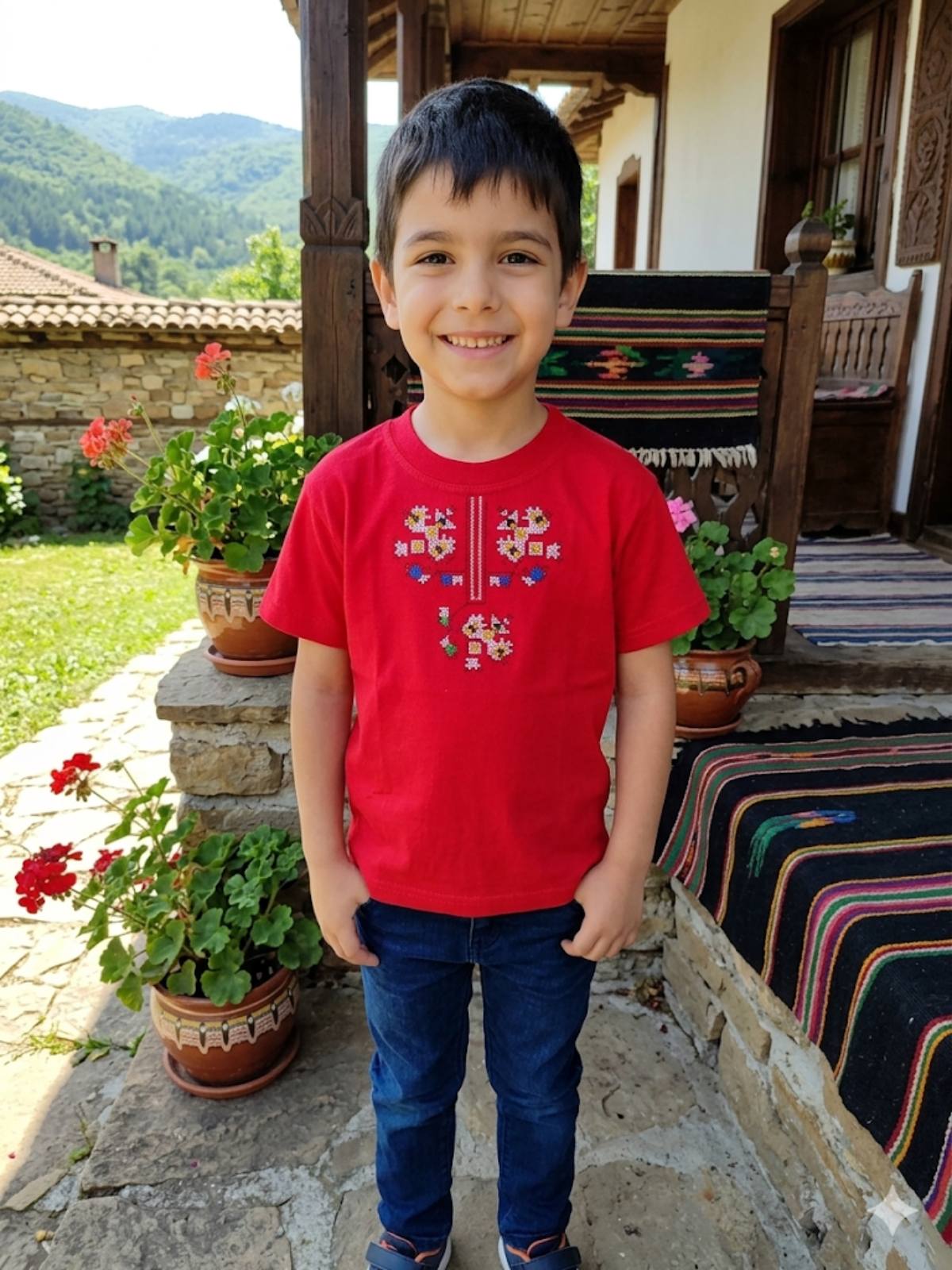 Children's T-shirt - red
