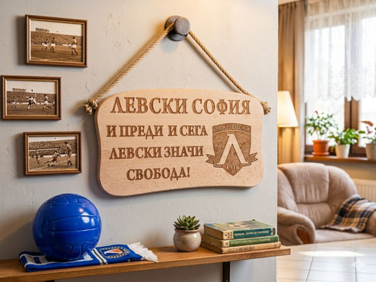 241044 Дървена табела.