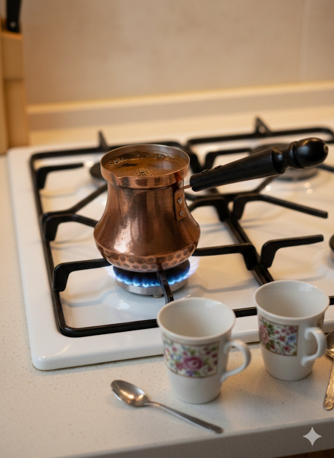 Медно джезве за 2 кафета Бакърено джезве /М