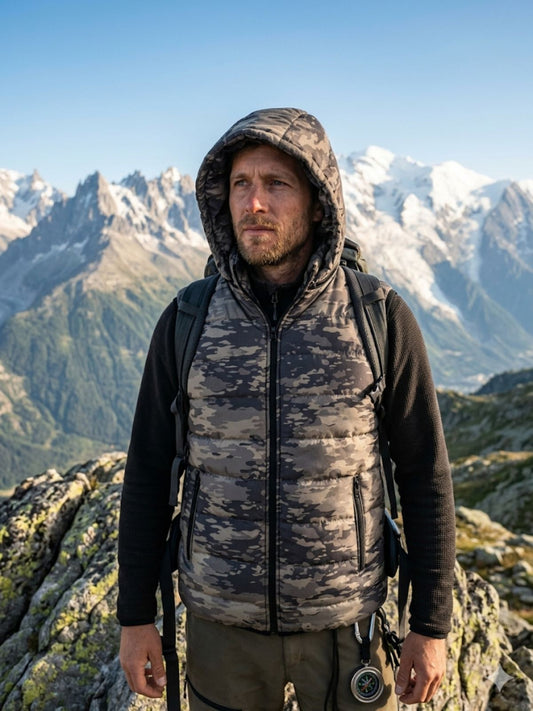 599 Мъжка  грейка с регулируема и сваляща се качулка