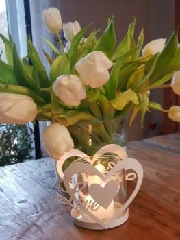 1230197 Свещник сърце