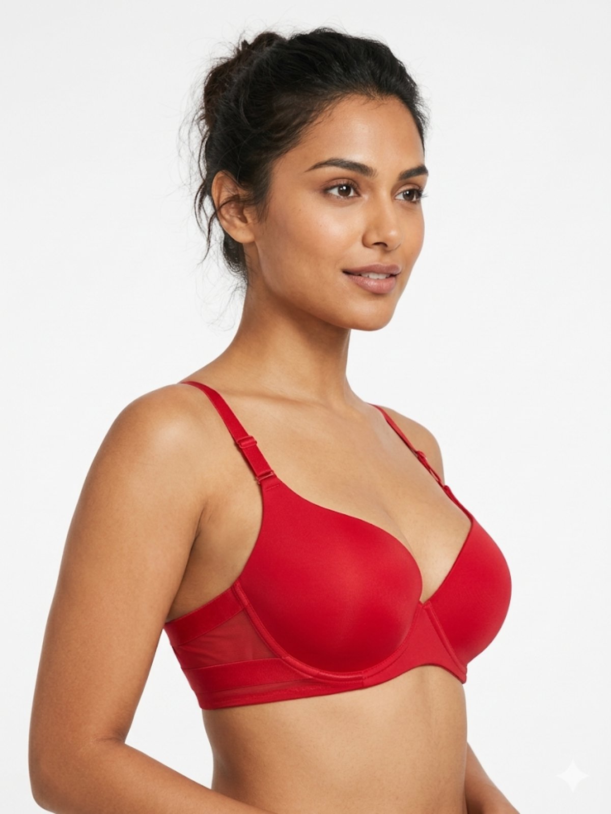 1907 Сутиен Lormar Plunge Extra -Цвят Червен-Rosso