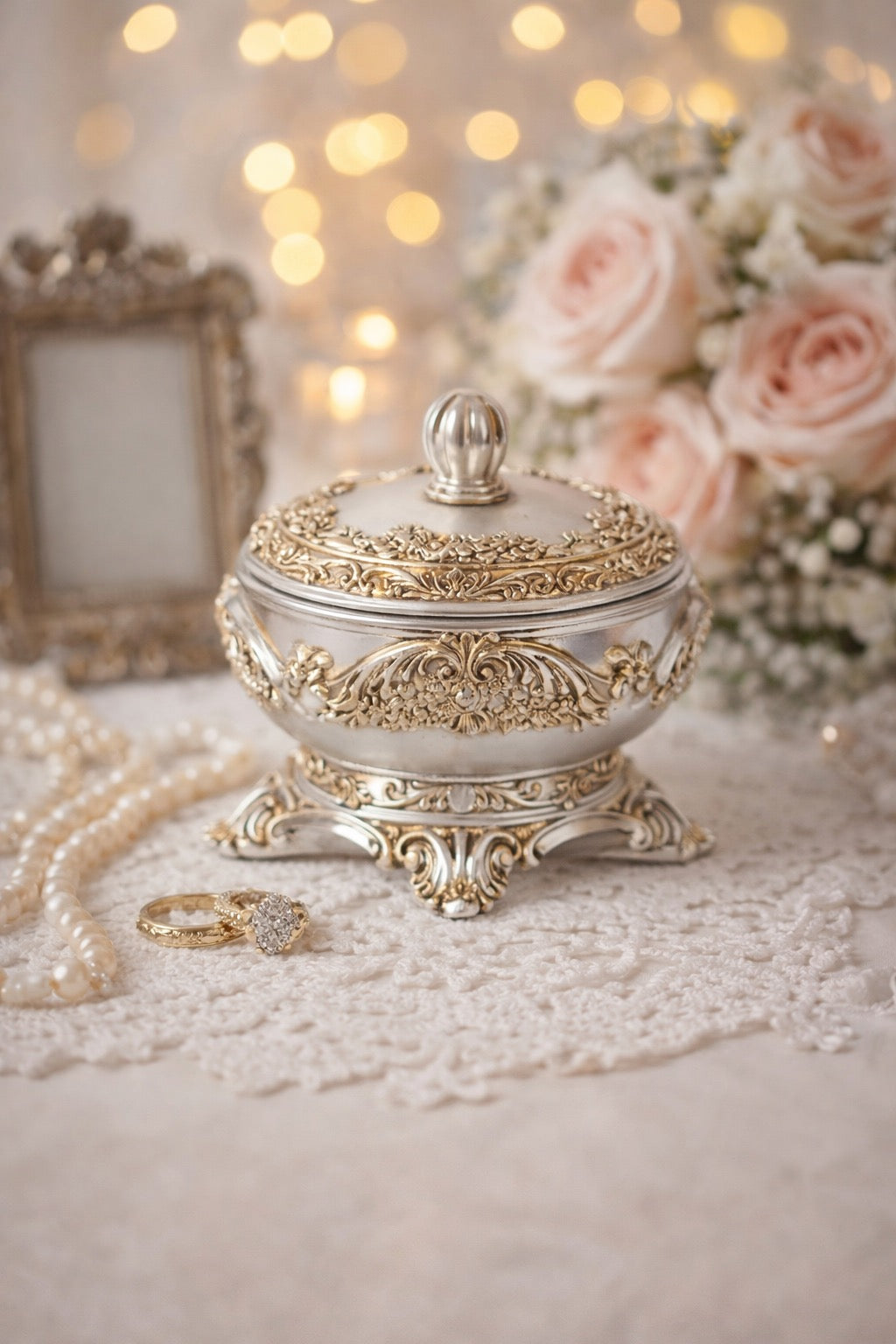 7-752-28617: Луксозна декоративна кутия за бижута