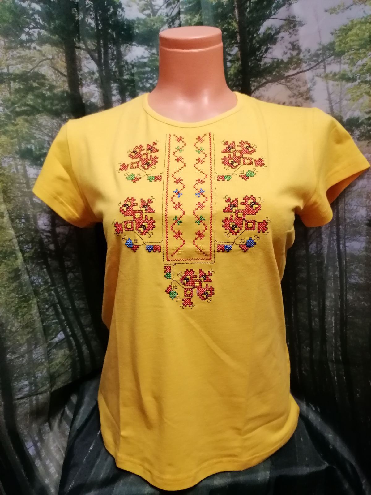 Women's t-shirt with Gabrovi embroidery - embroidered