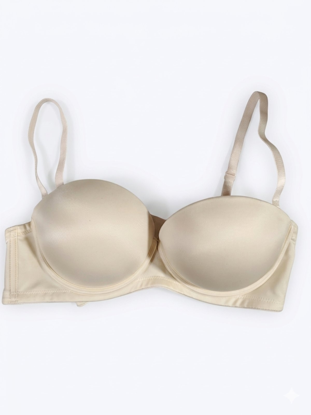 01027 Super Push Up Сутиен Бриджитка Lormar Extra Double Шампанско