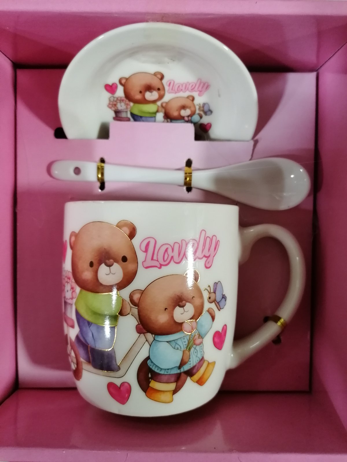 026496 Чаша+ чини+лъжичка /4 модела