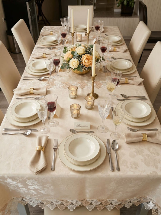 018 Луксозна покривка 180/320 Покривки за маса.