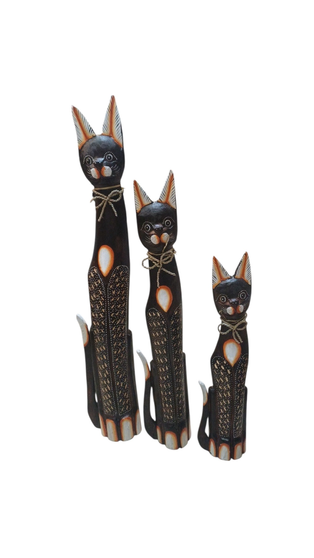 7101001 Котки 3-ка от дърво Модел B Продават се по единично.