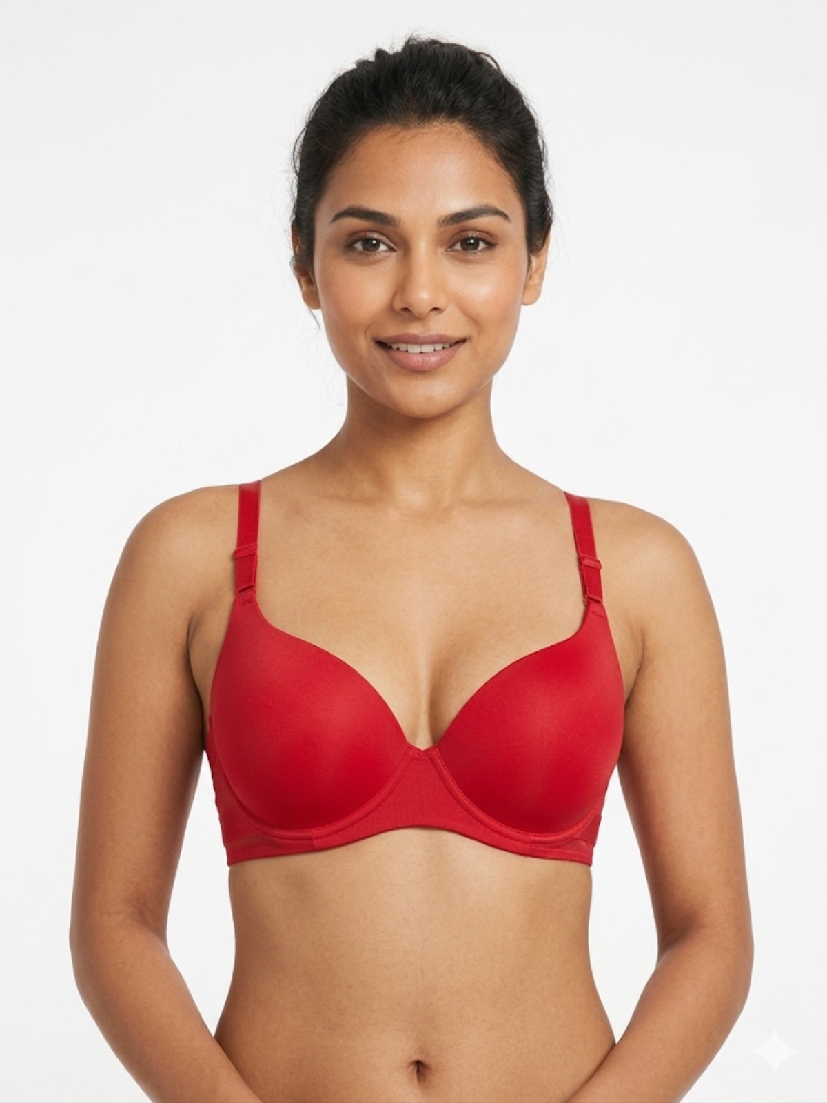 1907 Сутиен Lormar Plunge Extra -Цвят Червен-Rosso
