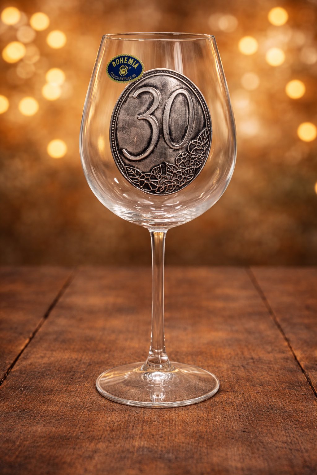 00030 Подарък за 30 годишен юбилей - Чаша за вино