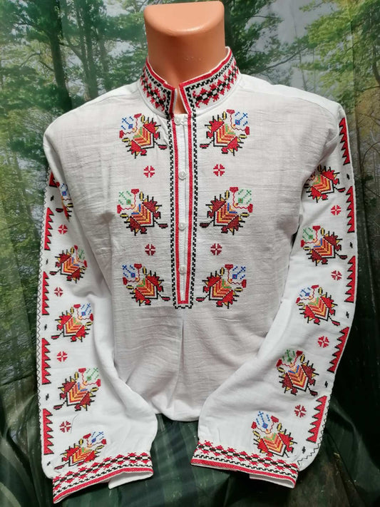 Men's Thracian shirt - embroidered