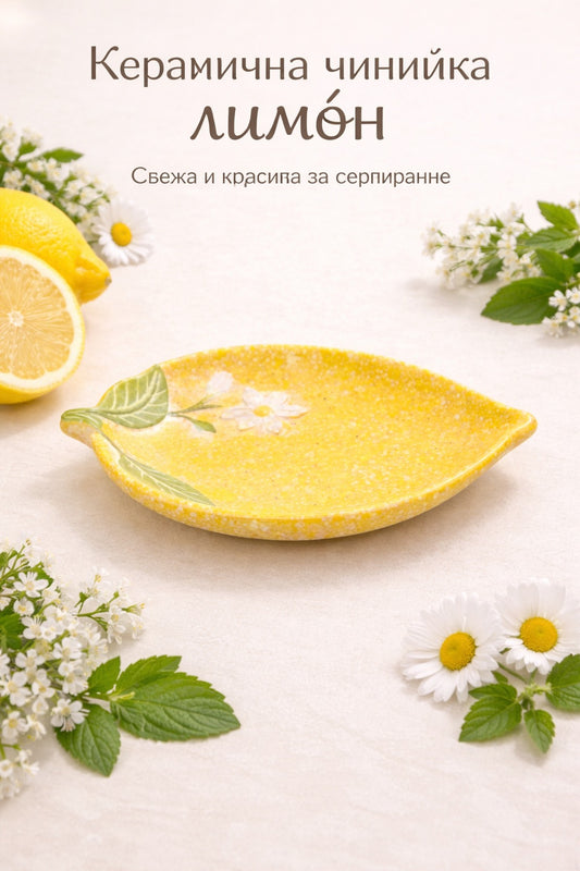 7-819-00620 : Керамична чинийка „Лимон“