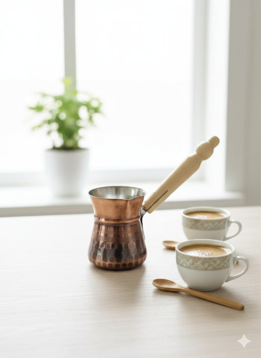 Медно джезве за 2 кафета /П