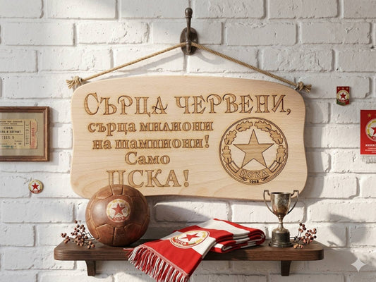 241044 Дървена табела.