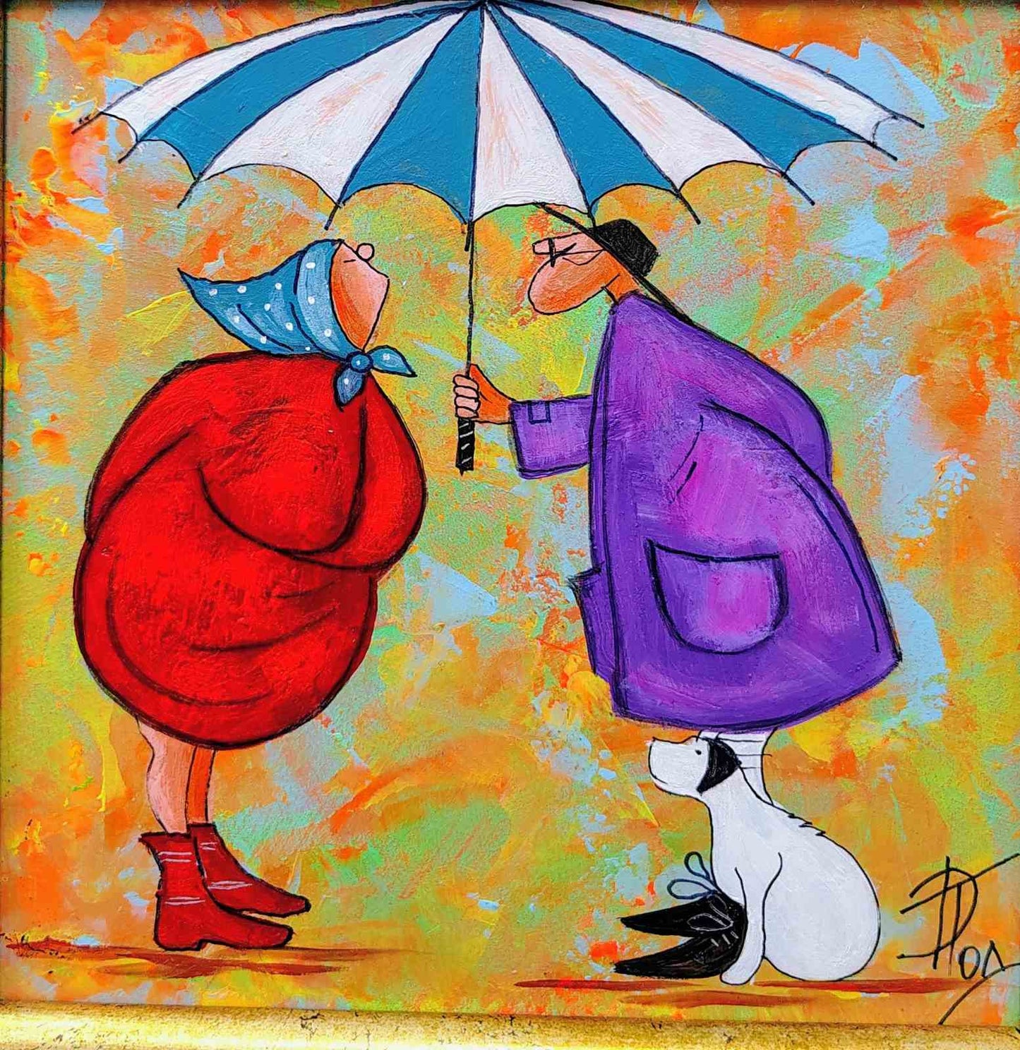 Painting - Hug