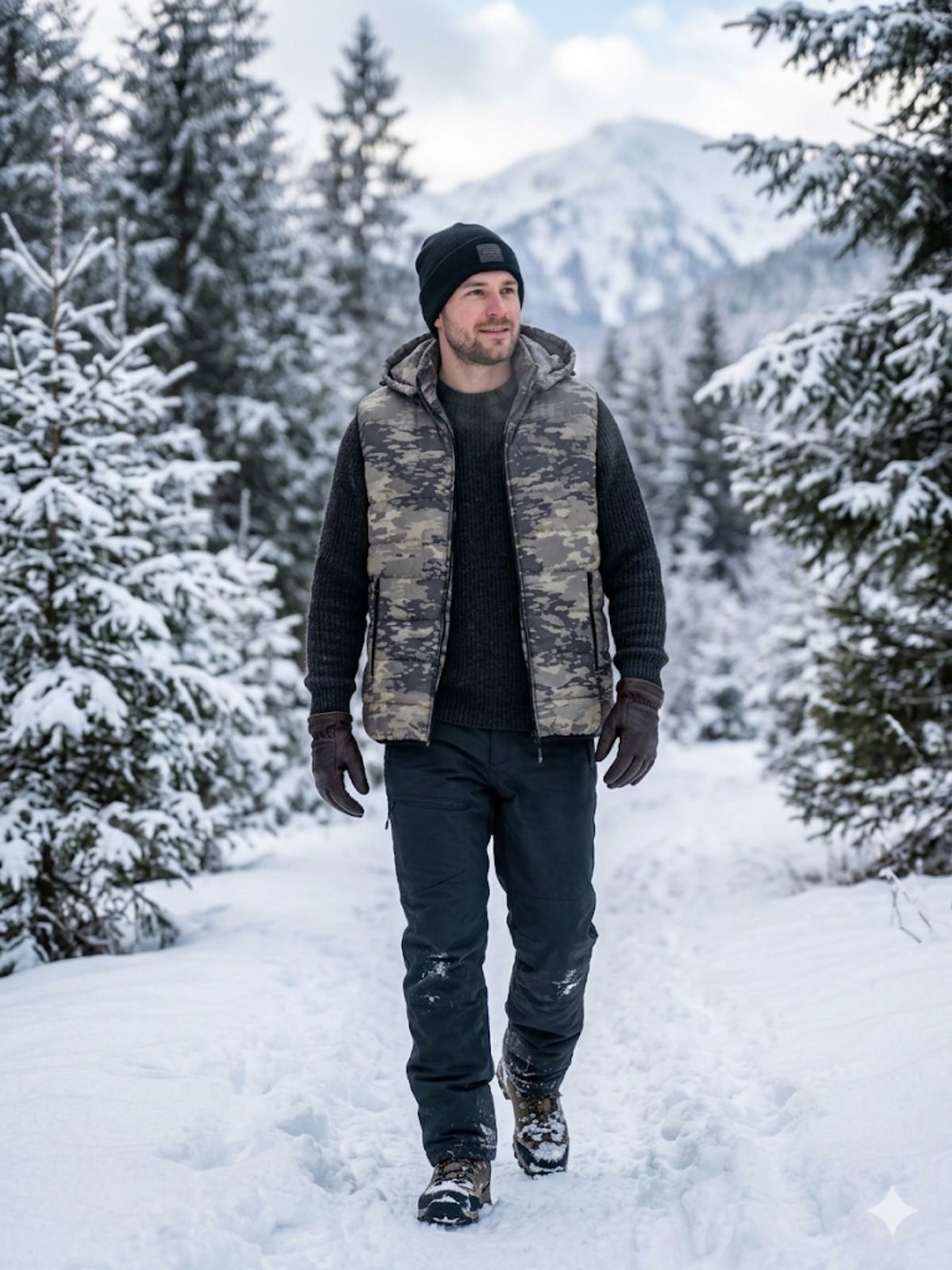 599 Мъжка  грейка с регулируема и сваляща се качулка