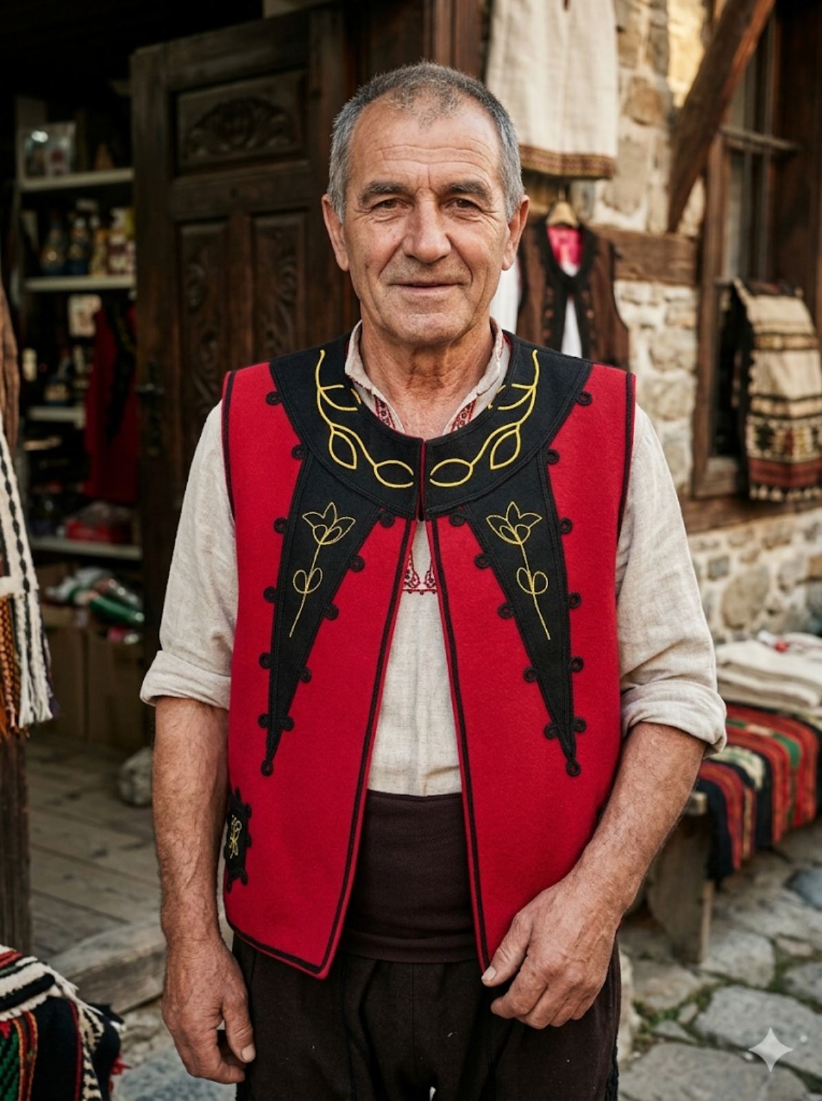 Мъжки тракийски елек