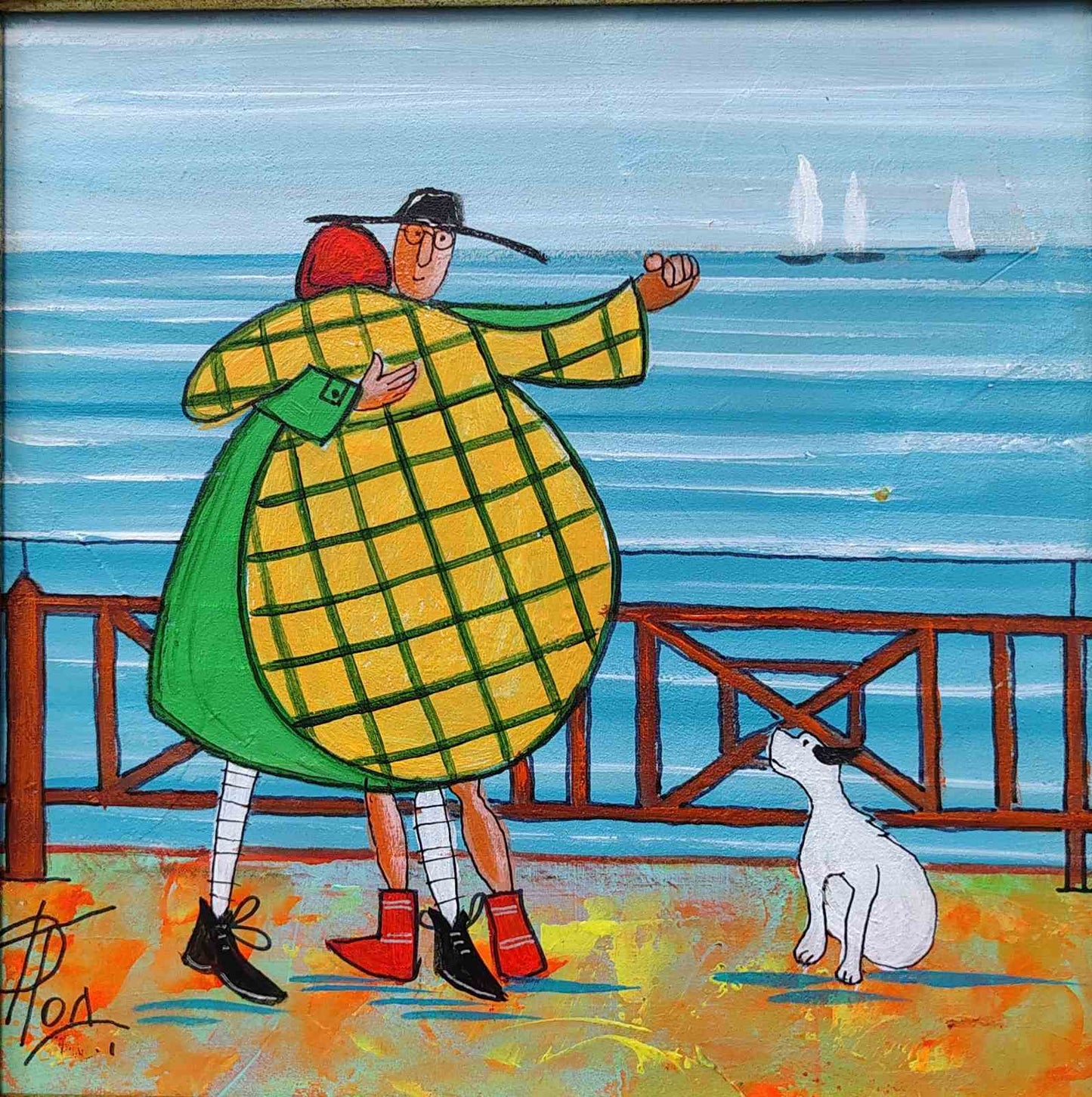 Painting - Under the Rain
