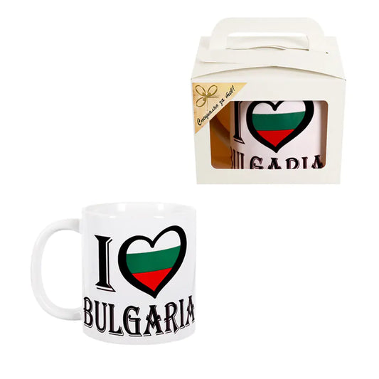 100246-1 : Чаша "I love BULGARIA" в подаръчна кутия