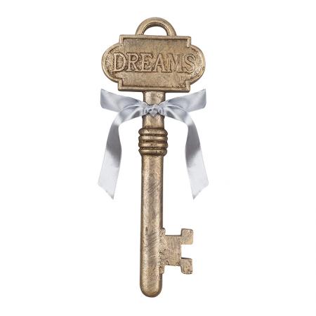 Wall key Dreams with ribbon