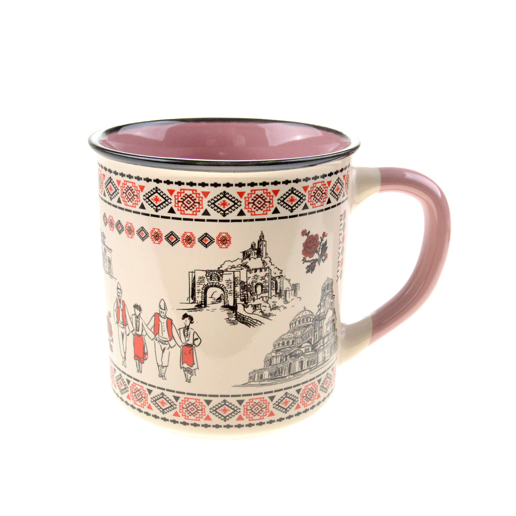 0200681 Сувенирна чаша с изгледи от България