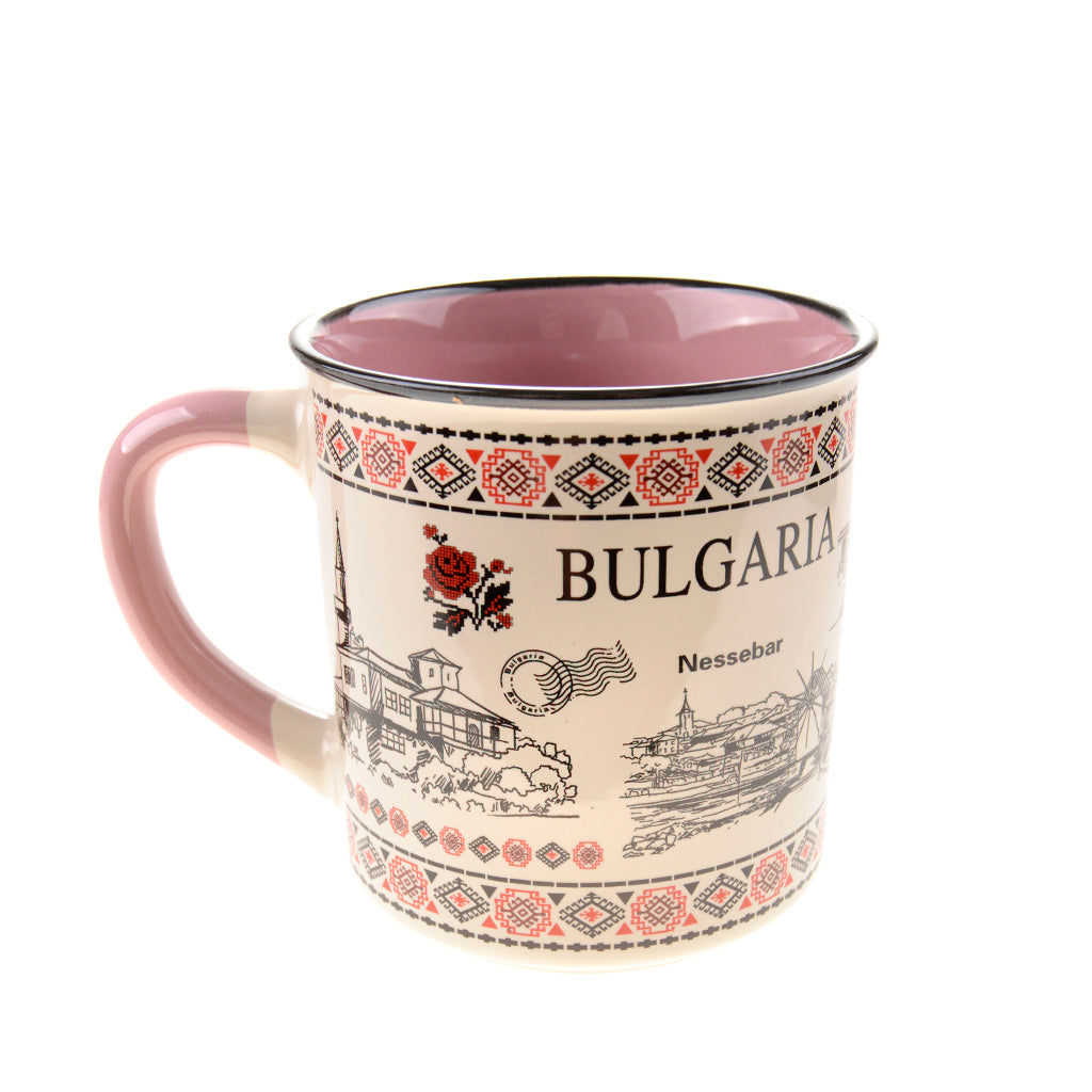 0200681 Сувенирна чаша с изгледи от България