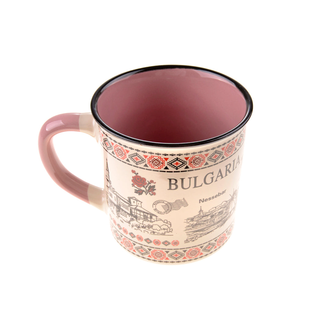 0200681 Сувенирна чаша с изгледи от България