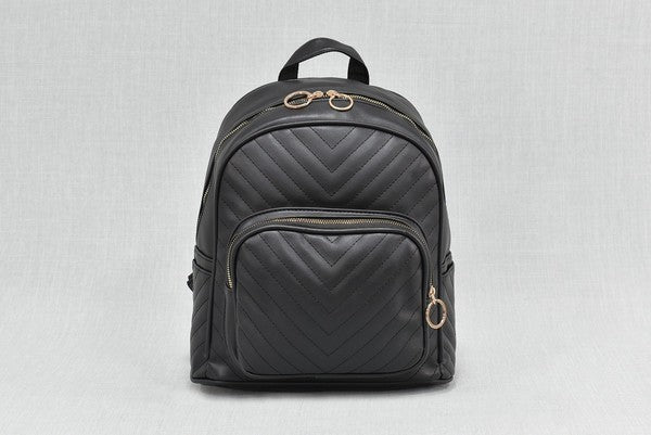 Eco leather backpack 12425