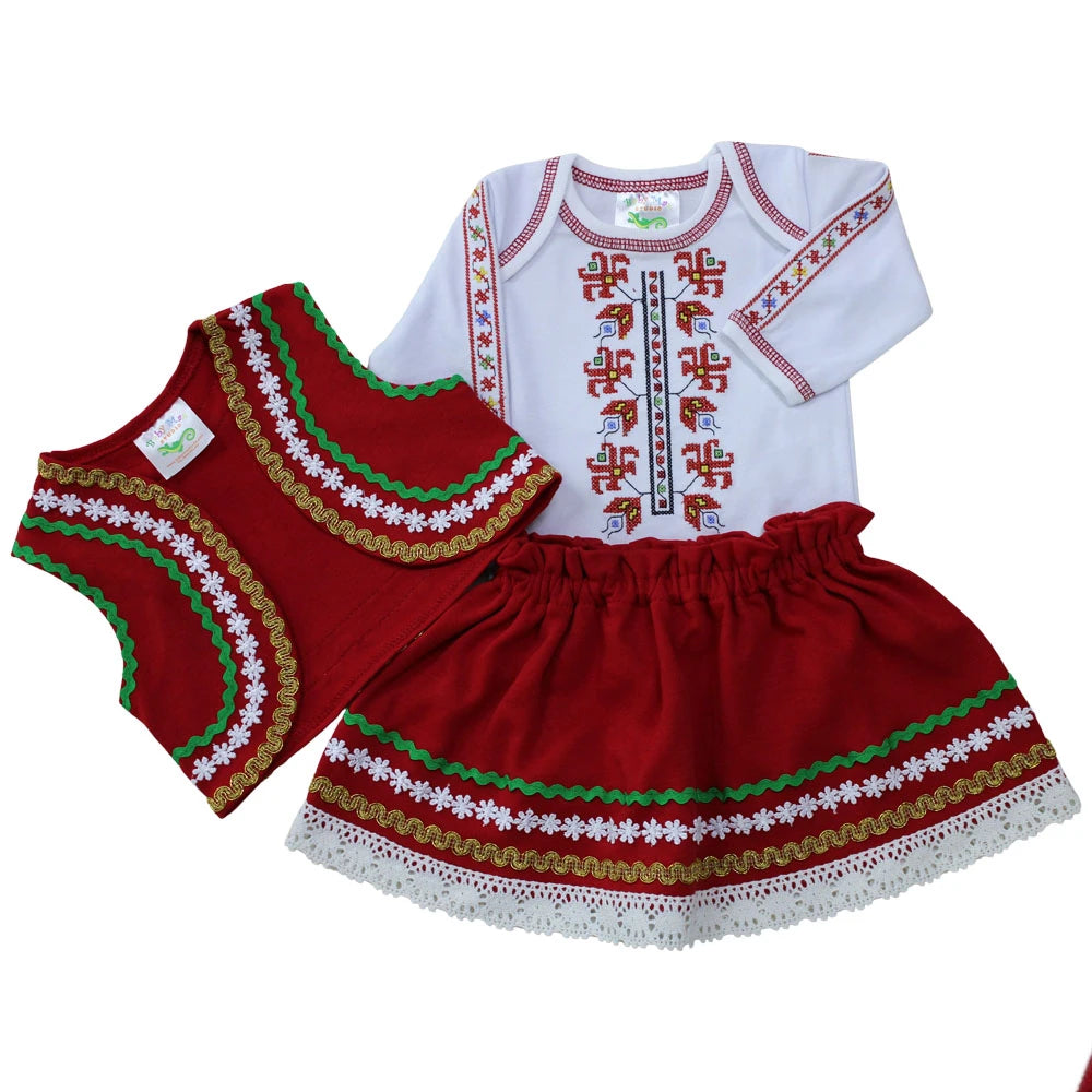 2501 Бебешка народна носия за момиче