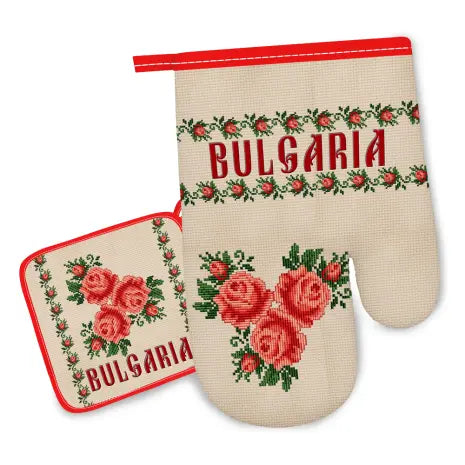 Koд 4285:  Комплект ръкохватки с български шевици