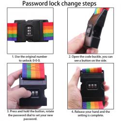 DT40754 Колан за куфари с код.