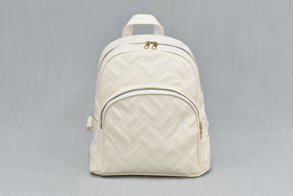 Eco leather backpack 12426