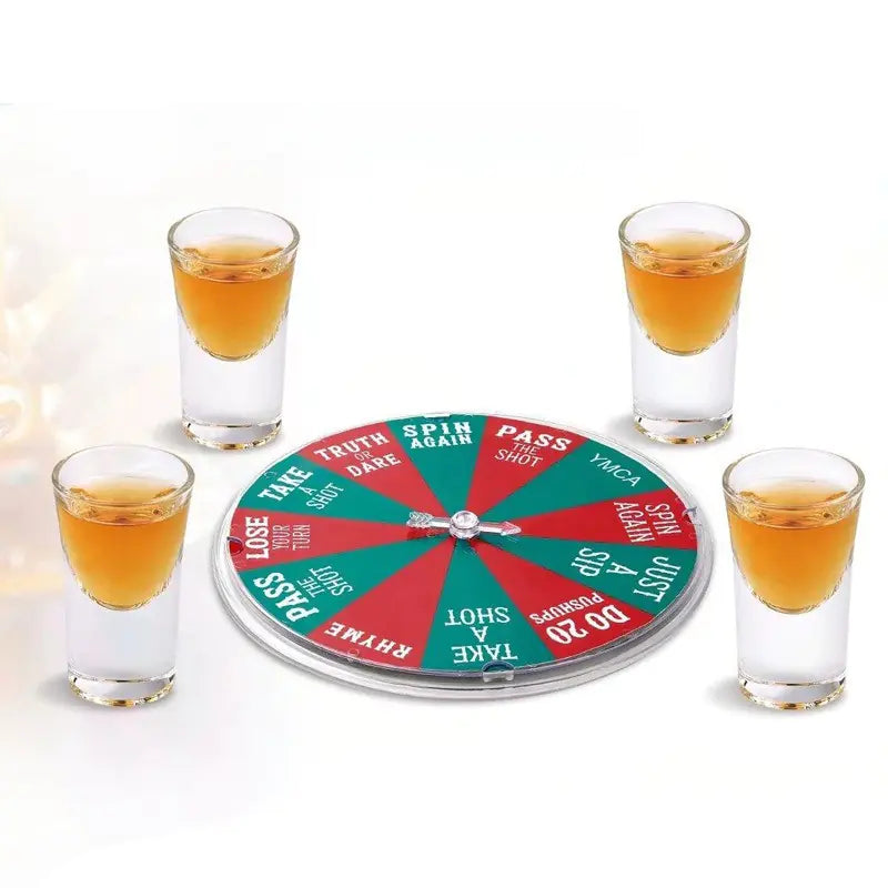 58299 Настолна игра с 4 шота "Колелото на късмета"