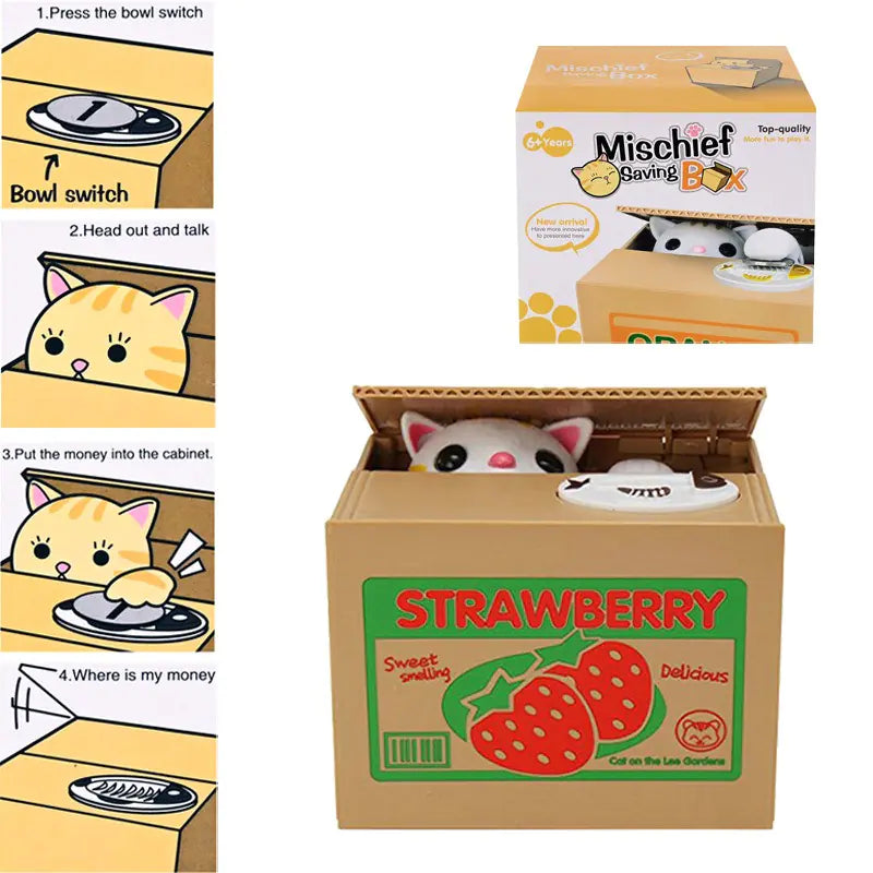 58405 Интерактивна касичка 'Крадливо коте"