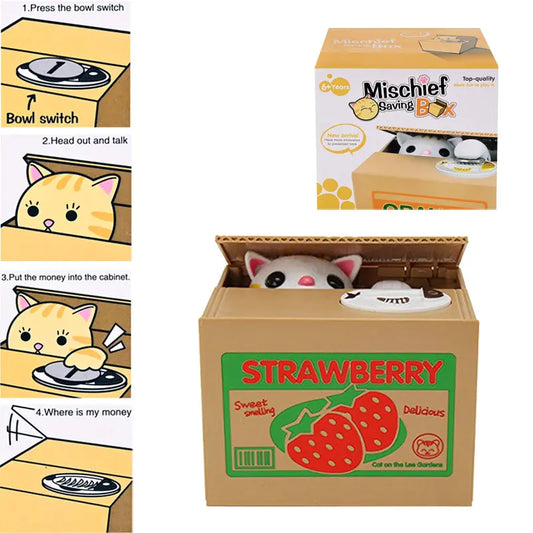 58405 Интерактивна касичка 'Крадливо коте"