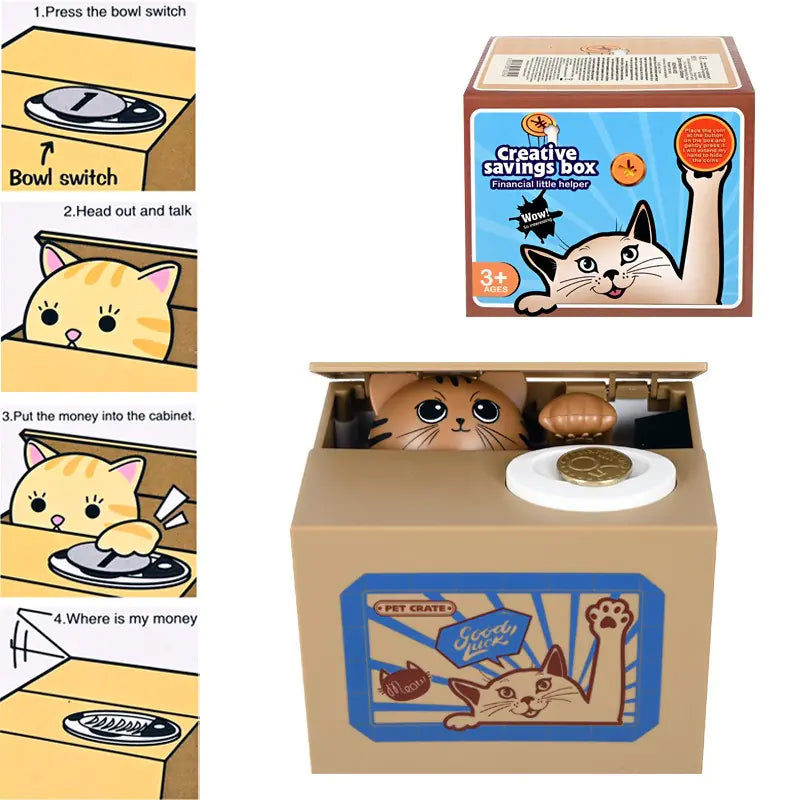 56516 Интерактивна касичка 'Крадливо коте"