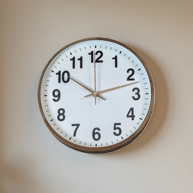 72035629 Стенен часовник - Кафяв