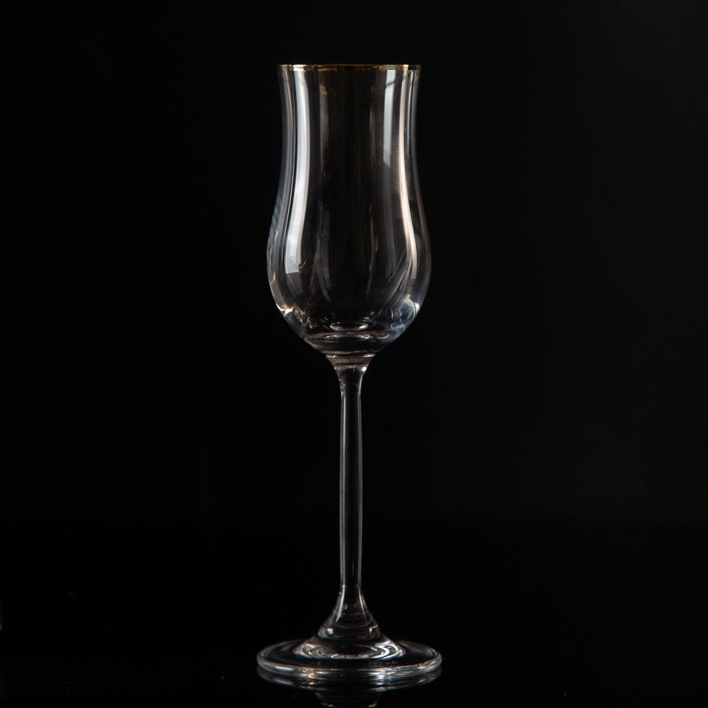 78033490 Комплект чаши за ракия от серията Златен кант - 120мл