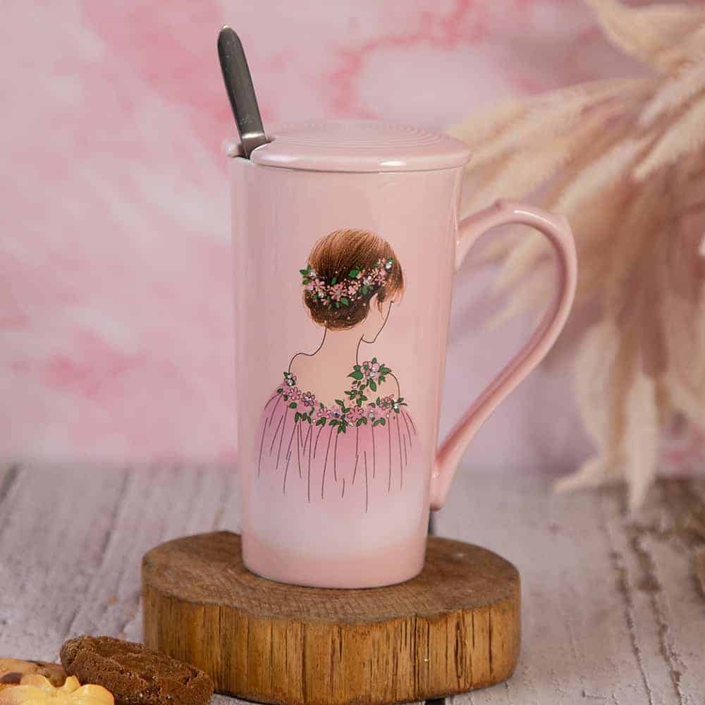 79028183 Подаръчна чаша за чай Принцеси - 360мл